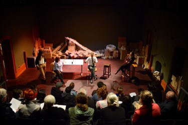 Reading & Audience feedback session - Photo by David Burrows